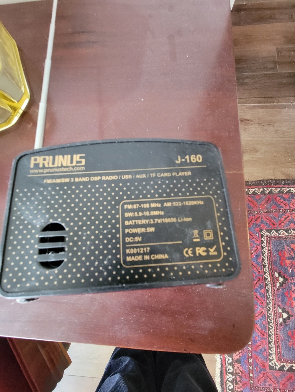 Prunus J_160 FM-AM 3 BAND PORTABLE RADIO - Picture 5 of 7